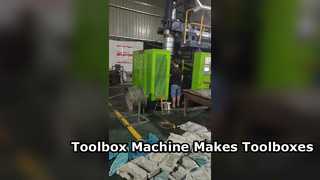 Toolbox blow molding machine